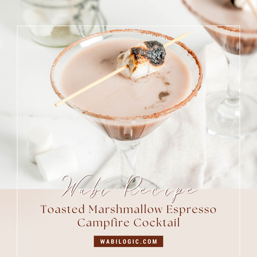 Wabi Coffee Recipes: Toasted Marshmallow Espresso Campfire Cocktail