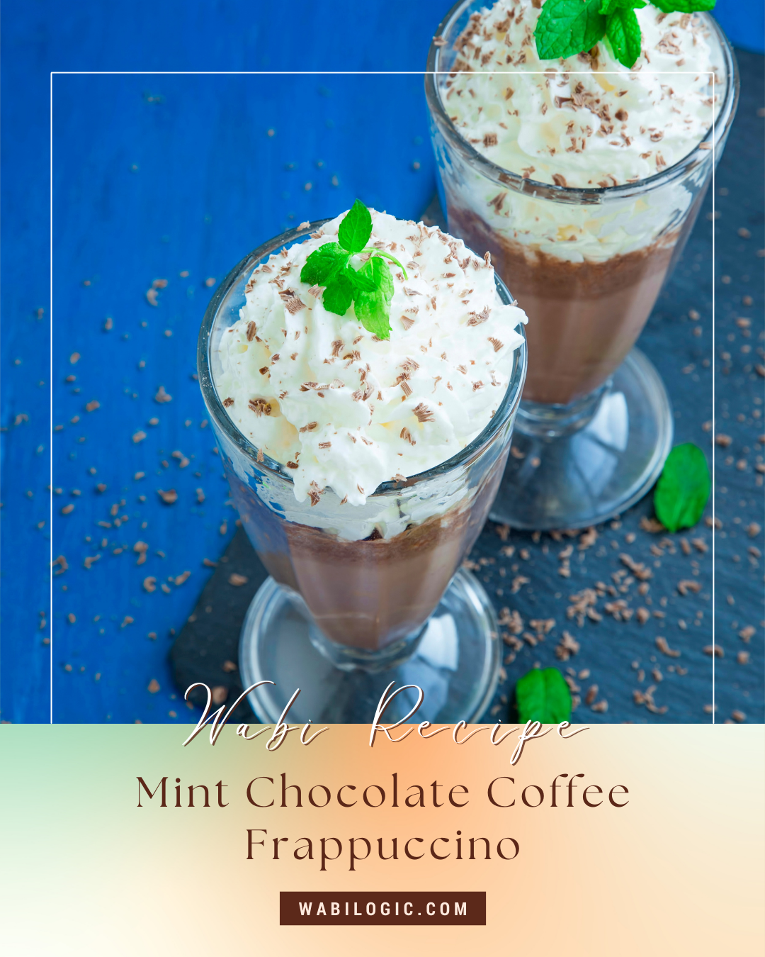 Wabi Coffee Recipes: Mint Chocolate Coffee Frappuccino