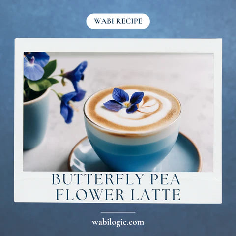 Wabi Coffee Recipes: Butterfly Pea Latte
