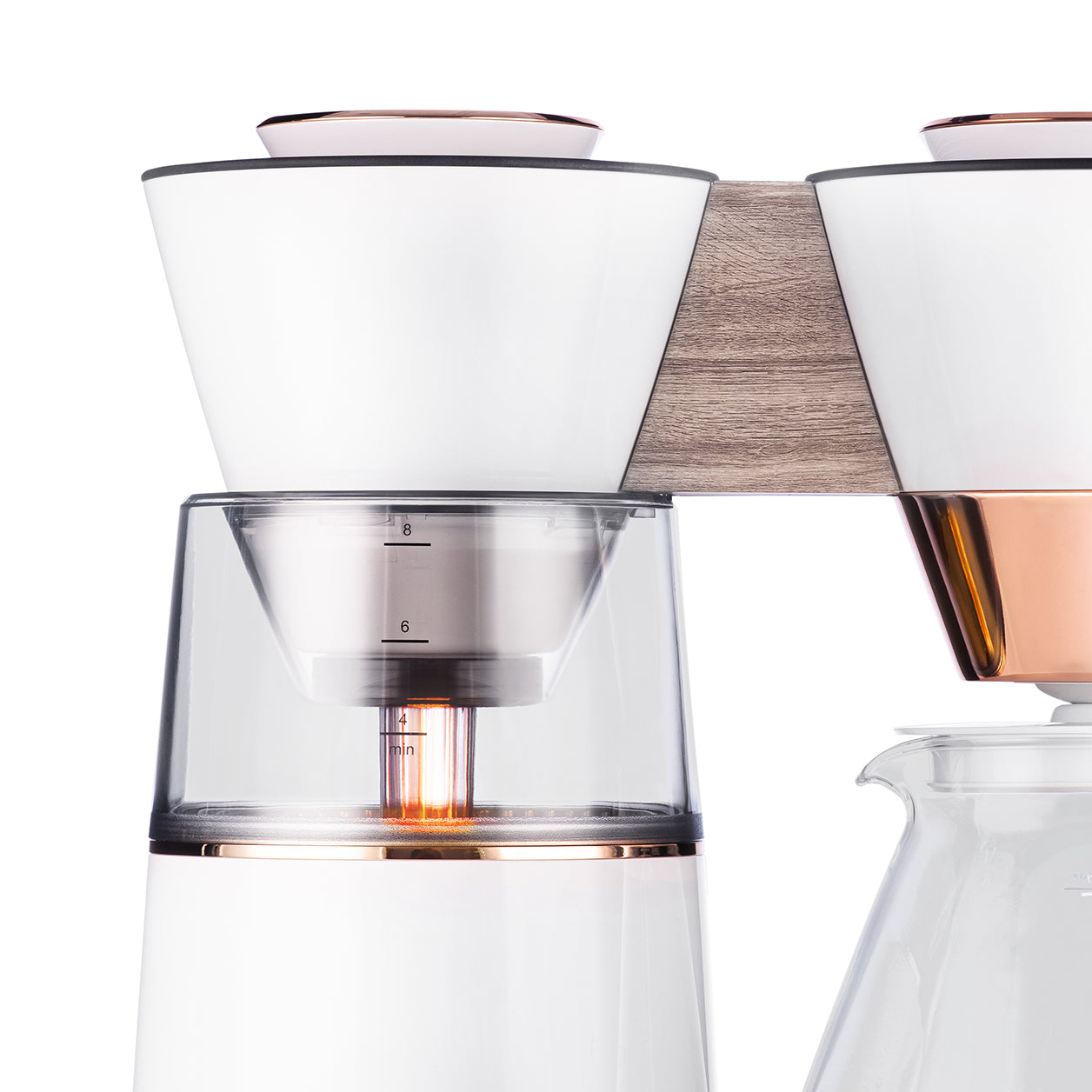 Glass Carafe For Melitta Vision Copper White Coffee Maker